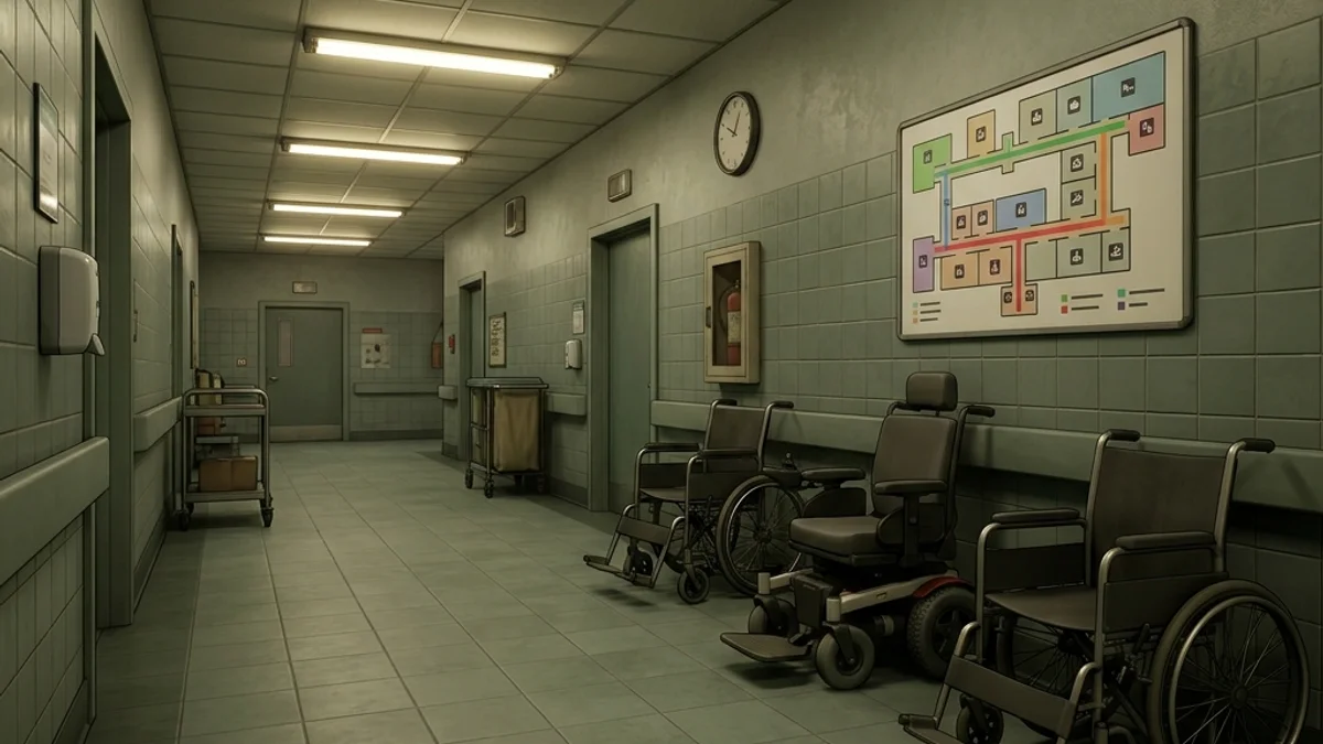 Hospital Ward Workshop Map Guide — Workshop map scene