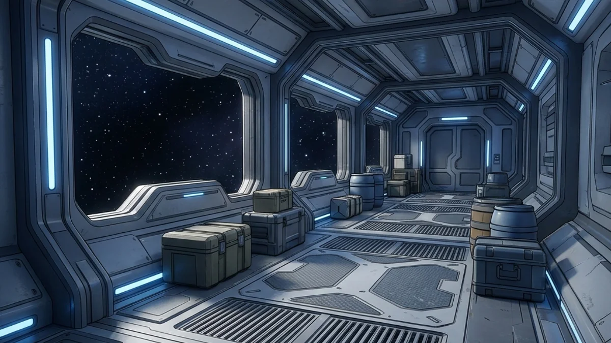 Space Station Workshop Map Guide — Workshop map scene